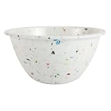 Zak Designs White Confetti 5-1/2 inch Individual Bowl