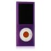 Premium Silicone Skin Case Cover with Screen Protector for the New Apple iPod Nano Nano-Chromatic 4th Generation 8gb 16gb + Bonus Young Micro (Black) Shoe Silicone Skin Pouch compatible with Nike+ Sensor , Purple