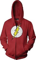 Mens DC Comics The Flash Logo Hoodie