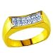 0.65 Carat F/VS1 Princess Certified Diamond Wedding Ring in 18ct Solid Yellow Gold