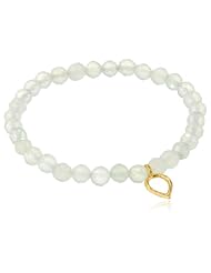 Satya Jewelry "Peacock" New Jade Paradise Stretch Bracelet, 7.9"