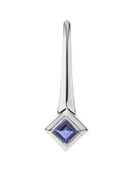 14K White Gold Tanzanite Pendant -- LIFETIME WARRANTY