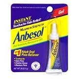 Anbesol Liquid Oral Anesthetic Maximum Strength Gel - 0.25 Oz
