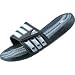 adidas Men's Calissage Slide, Black/White/Silver, 11 M