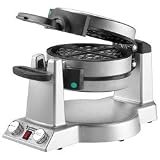 Waring WMR300 Belgian Waffle & Omelet Maker, Brushed Stainless Steel