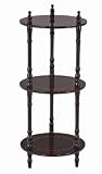 3 Tier shelves in Cherry Finish