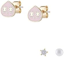 Kakao Friends Apeach Silver Earrings for Women Ladies Gift