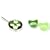Fusion Brands Poachpod Egg Poacher Silicone Green Pack of 2