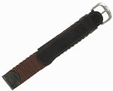Hadley-Roma Men's MSM866RB 190 19-mm Brown 'Swiss-Army' Style Nylon and Leather Watch Strap