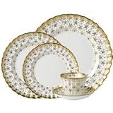 Spode Fleur de Lys Gold Five Piece Place Setting