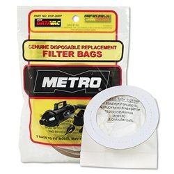 Metro Vacuum DVP26RP Disposable Bags, 5-Pack by Metro Vacuum