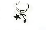 Notables Jewelry 8th Note Toe Ring With Star – Silver Notables Jewelry 8th Note Toe Ring With Star – Silver