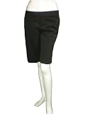 CHAIKEN Tab Front Bermuda Shorts in Black