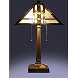 Tiffany Style Mission Table Lamp