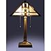 Tiffany Style Mission Table Lamp