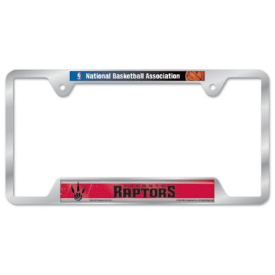 TORONTO RAPTORS OFFICIAL LOGO METAL LICENSE PLATE FRAME
