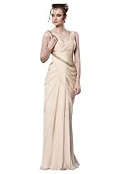 Chiffon/Taffeta/Tulle Beaded Applique Lace Crystal Crystals 2014 Prom Dress/Quinceanera Dress 