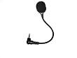 Mini 3.5mm Flexible Microphone for PC/Laptop/Skype