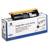 Konica Minolta High Capacity Black Toner Cartridge (1710587-004, 2400 Series Printers)