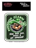 Pimp Dog Car Alarm Stickers Set of 2