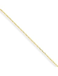 10k Yellow 20in Gold Carded Cable Rope Necklace Chain. Metal Wt- 0.43g