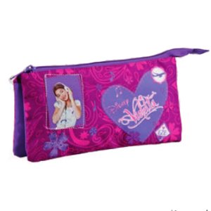 Astuccio bustina Violetta Disney 3 tasche