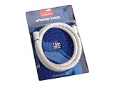 Croydex Am150822 Shower Hose White 1.5Mtr