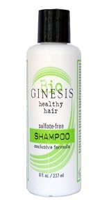 Ginesis Natural Shampoo - Unique Organic Chemical-Free Therapeutic Formula. Cleans Naturally and Sulfate-Free - 16oz