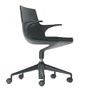 Kartell Spoon Chair Drehstuhl grau