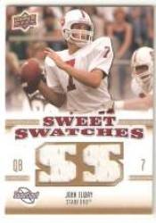2010 Sweet Spot Sweet Swatches #39 John Elway / Stanford - Denver Broncos (Piece of Authentic Jersey) (Football Cards)
