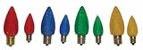 Celebrations Lighting UTRT4214 25-count C9 Led Bulbs - Multi Color