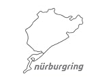 Produkt-Bild: Aufkleber N&uuml;rburgring 8cm silber