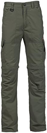 RESOON Men's Convertible Hiking Cargo pant (XXXL, Army Green)