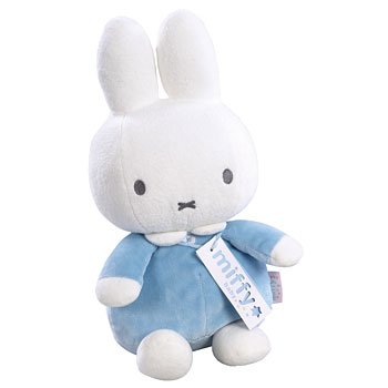 Childrens Toyshop  Toys : Miffy Snuggle Blue Plush