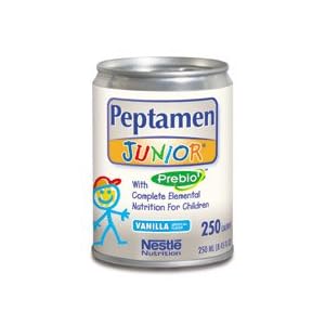 Peptamen Junior with PREBIO, 250 ml Cans, 24 Case - Vanilla by Peptamen Junior