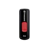Transcend 4 GB JetFlash 500 Retractable USB Flash Drive [Amazon Frustration Free Package] - TS4GJF500E (Black)