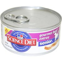 Science Diet Canned Dog Food Senior Beef 5.8oz Case (24)
