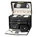 Jewelry : Ragar Black Paris Weave Jewelry Box with Travel Case