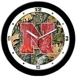 Nebraska Cornhuskers Camo Wall Clock