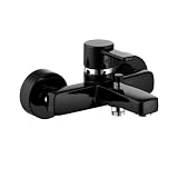 Kludi Zenta 386708675  Wannenf&uuml;ll-Brause-Einhebelmischer DN15 chrom/schwarz