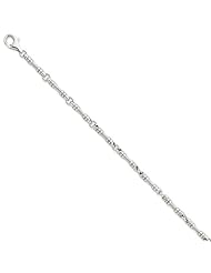 14k White Gold 3.25mm Fancy Link Chain