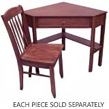Target Marketing Systems Corner Desk, Cherry