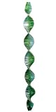 Twister Wind Spiral Spinner - Comb Style Triple Color - Assorted Colors Green, Blue, Purple 20"