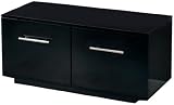 VCM 16133 TV Lowboard ""Pula"" mit T&uuml;ren, schwarz