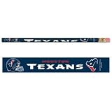 HOUSTON TEXANS OFFICIAL LOGO PENCIL 6-PACK