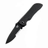 Mini Nitrous, G-10 Handle, D2 Black Blade, ComboEdge