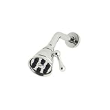 IMAGE OF Rohl WI0122PN 2-7/8-Inch Diameter Mantova Country Bath Style Showerhead 6, Jet with Adjustable Spray, Polished Nickel