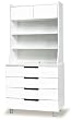 Oeuf Eco-Friendly Classic Hutch for 4-Drawer Dresser -- White