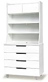 Oeuf Eco-Friendly Classic Hutch for 4-Drawer Dresser -- White