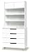 Oeuf Eco-Friendly Classic Hutch for 4-Drawer Dresser -- White